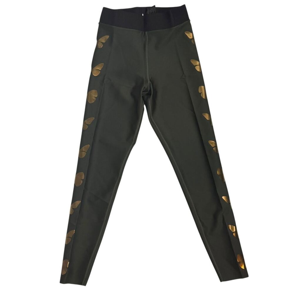 Ultracor Gold Butterfly Leggings - Size S NWOT